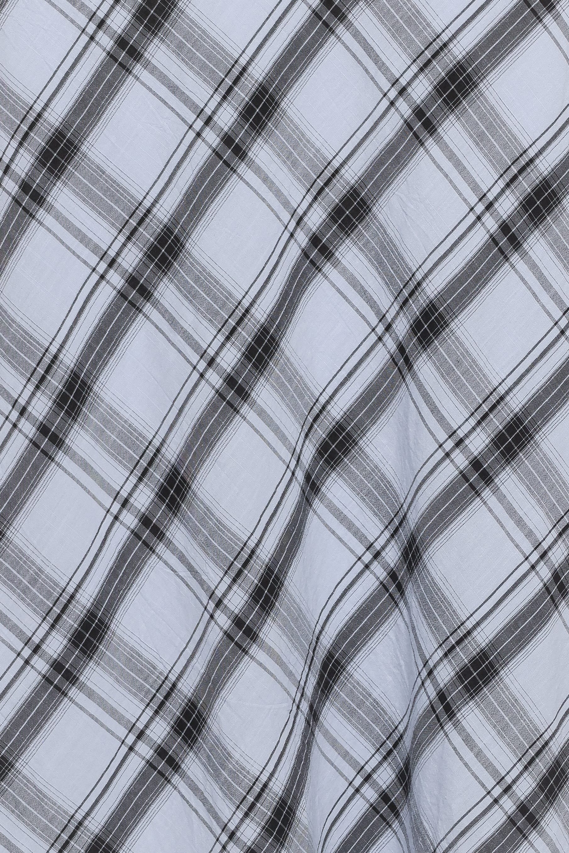 Piper Midi Skirt - Icy Bue Plaid