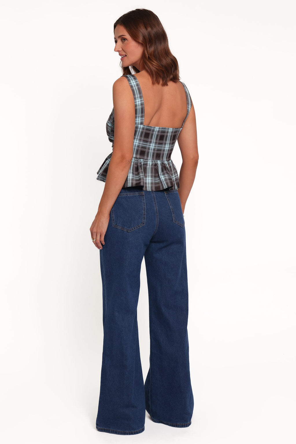 Sellie Flared Leg Jeans - Indigo Blue