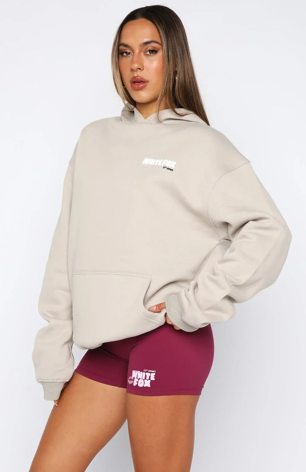 11th Street She's So Lucky Oversized Hoodie Moon Kiss