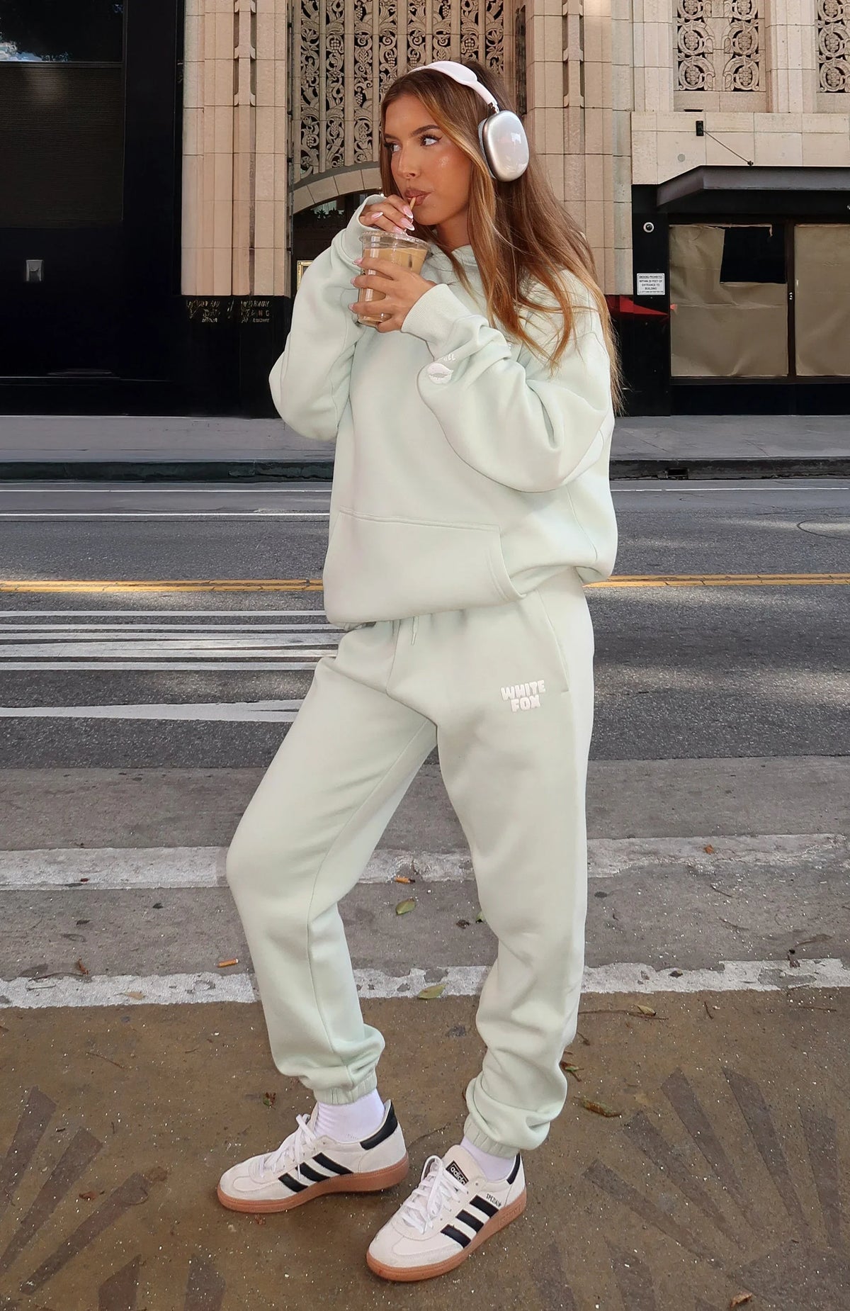 11th Street Keeping It Real Sweatpants Iced Matcha
