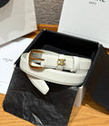 Celine 2026 Vivenne Belt 2.5cm Taurillon Leather