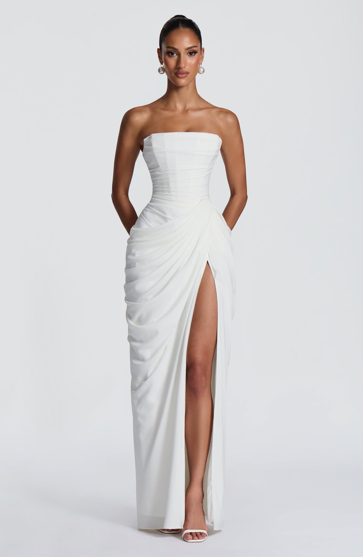 Cyra Maxi Dress - Ivory