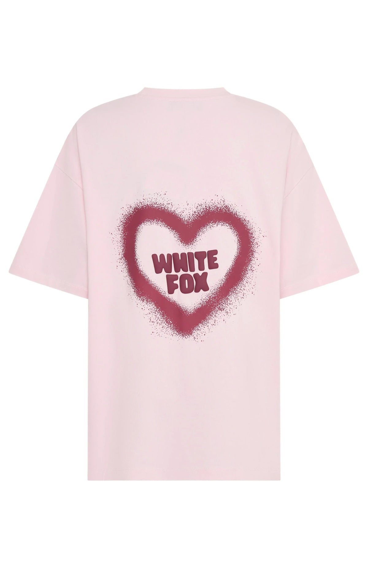 11th Street City Girl At Heart Oversized Tee Strawberry Whip