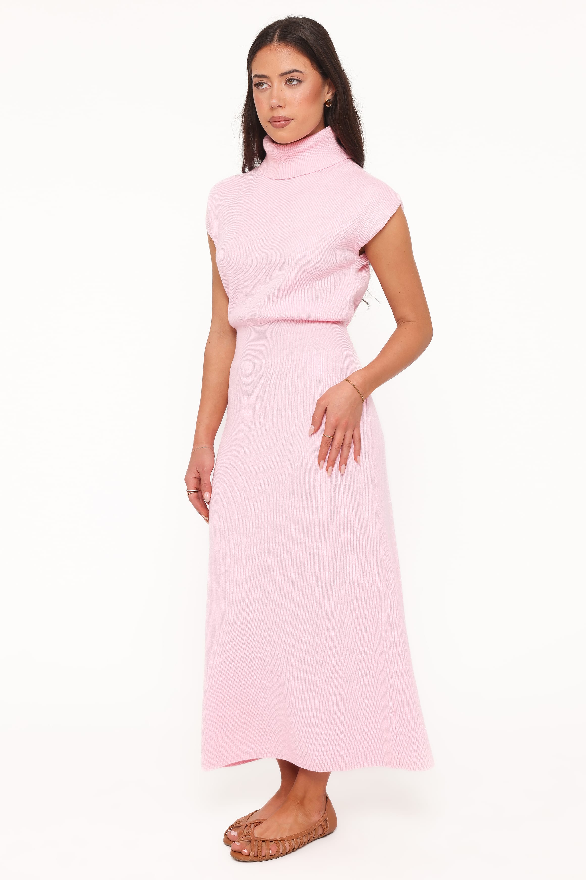 Avalon Midi Dress - Pink