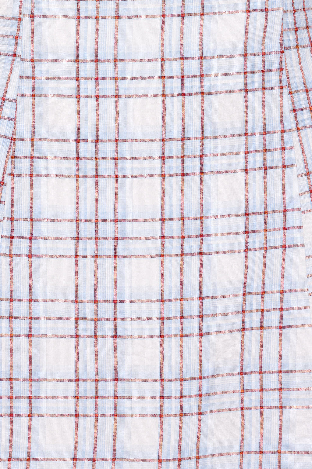 Circe Mini Dress - Light Blue Plaid