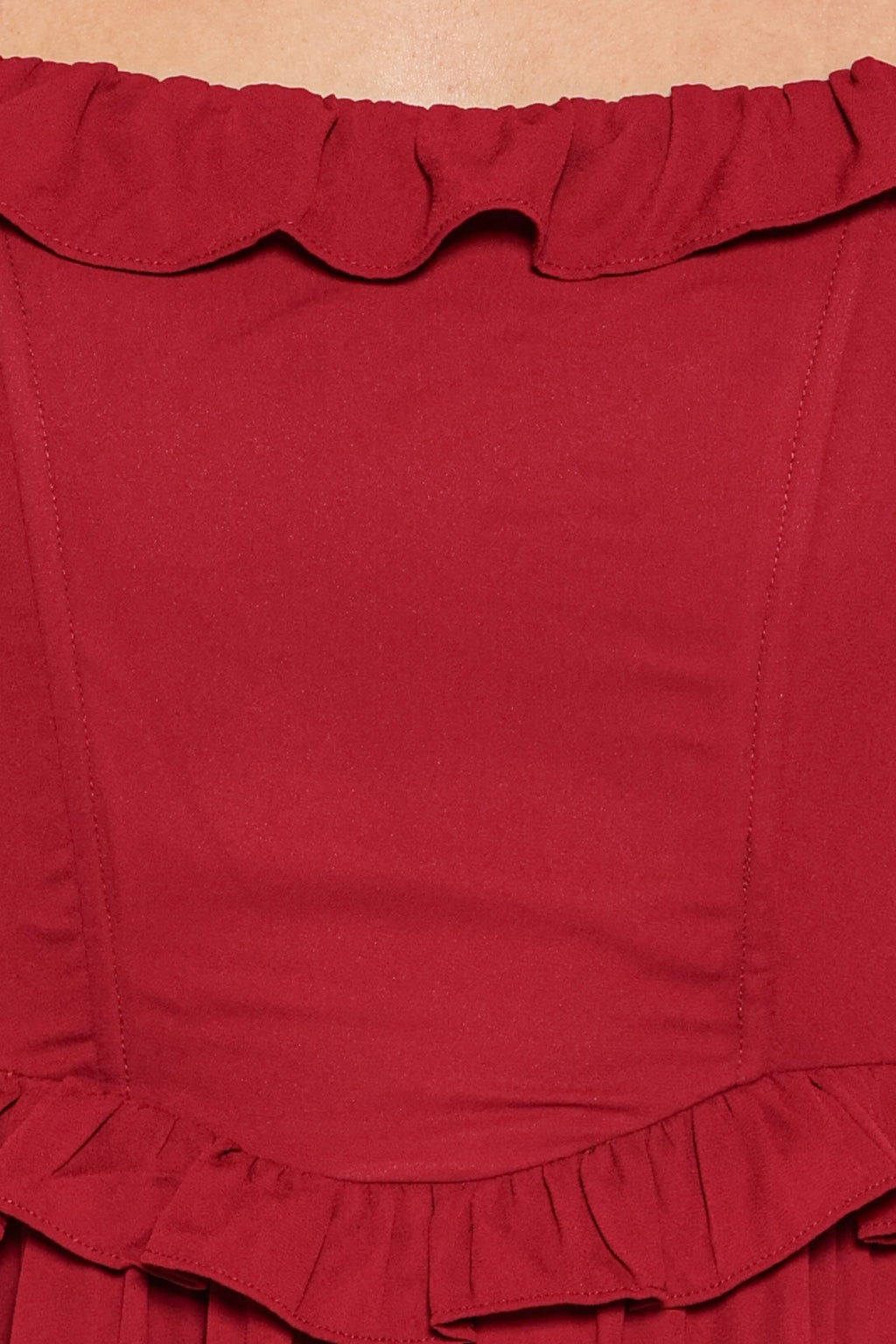 Delavine Maxi Dress - Burgundy