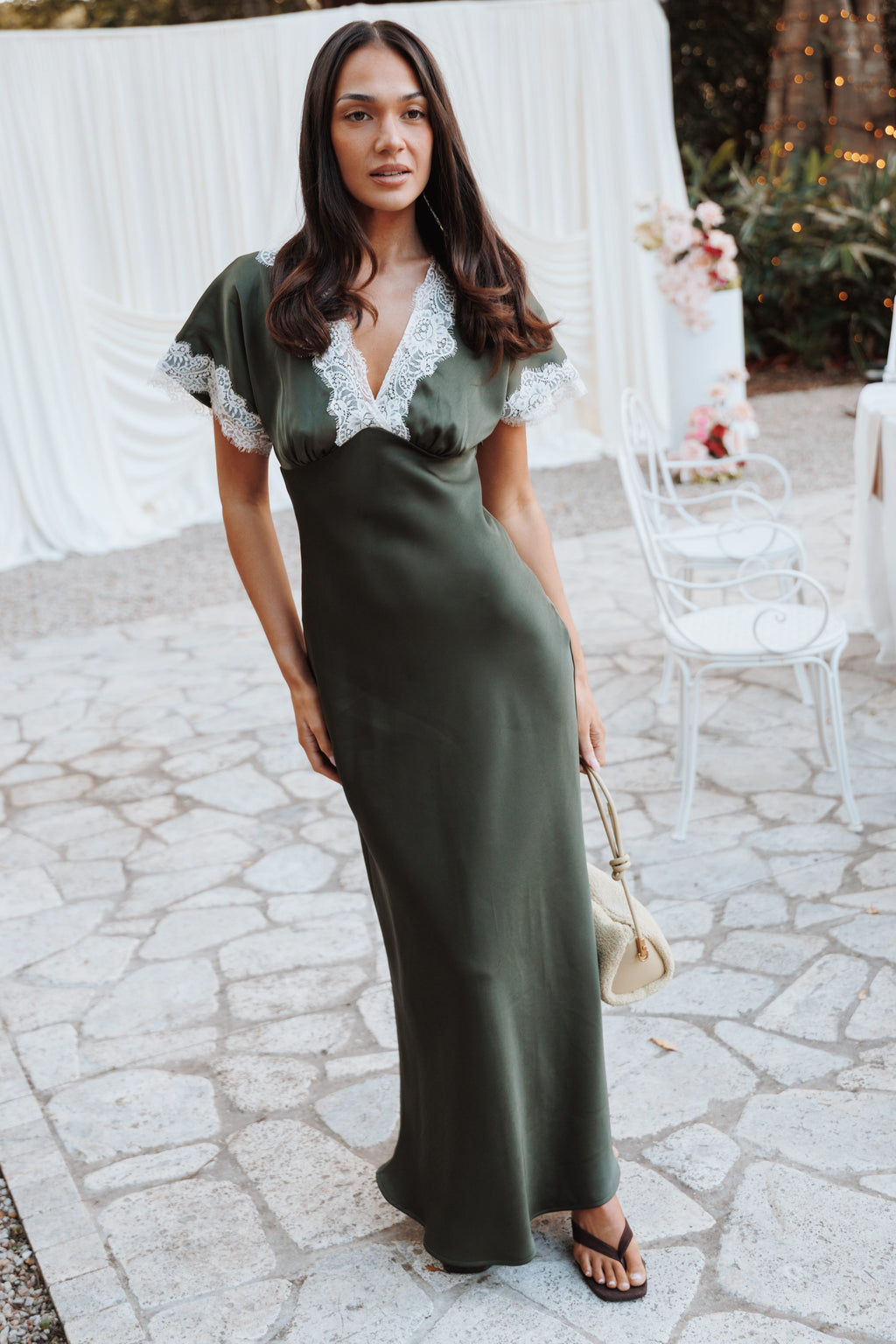 Elston Maxi Dress - Olive