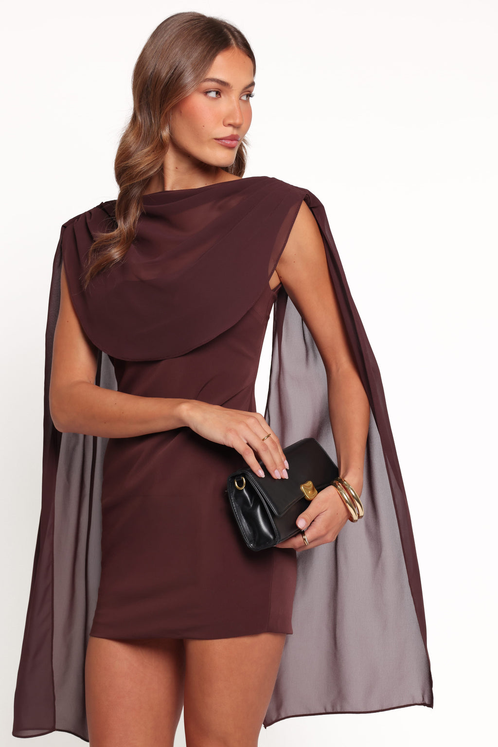 Klarissa Mini Dress - Brown