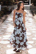 Nadeline Maxi Dress - Floral Burnout