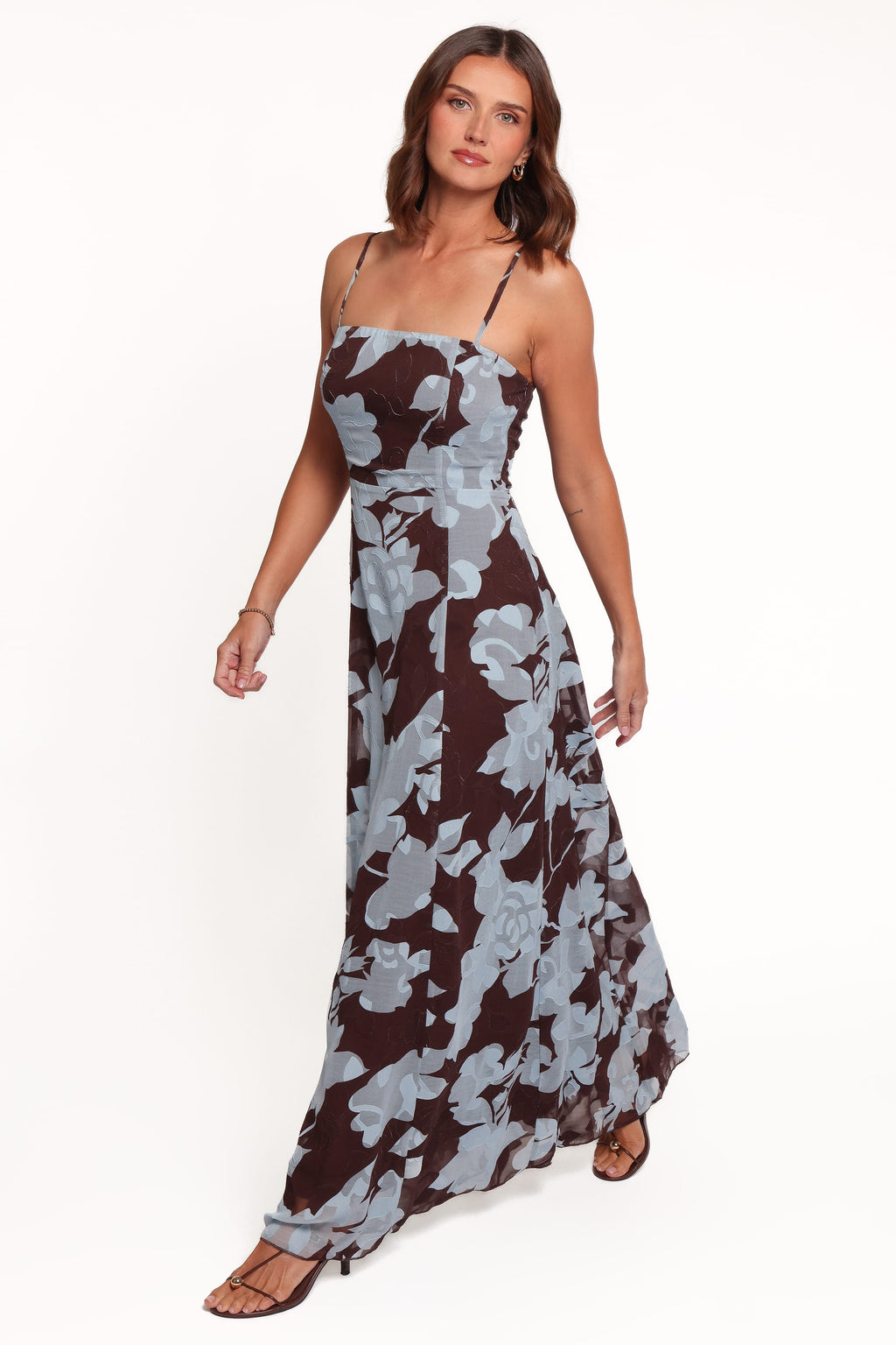 Nadeline Maxi Dress - Floral Burnout