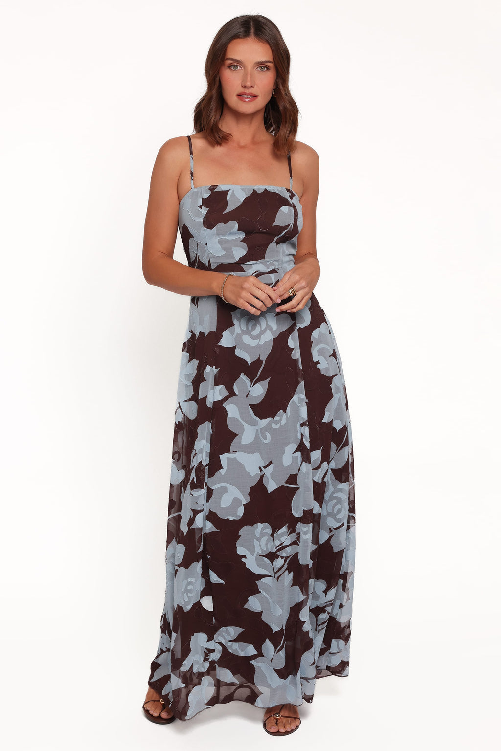 Nadeline Maxi Dress - Floral Burnout