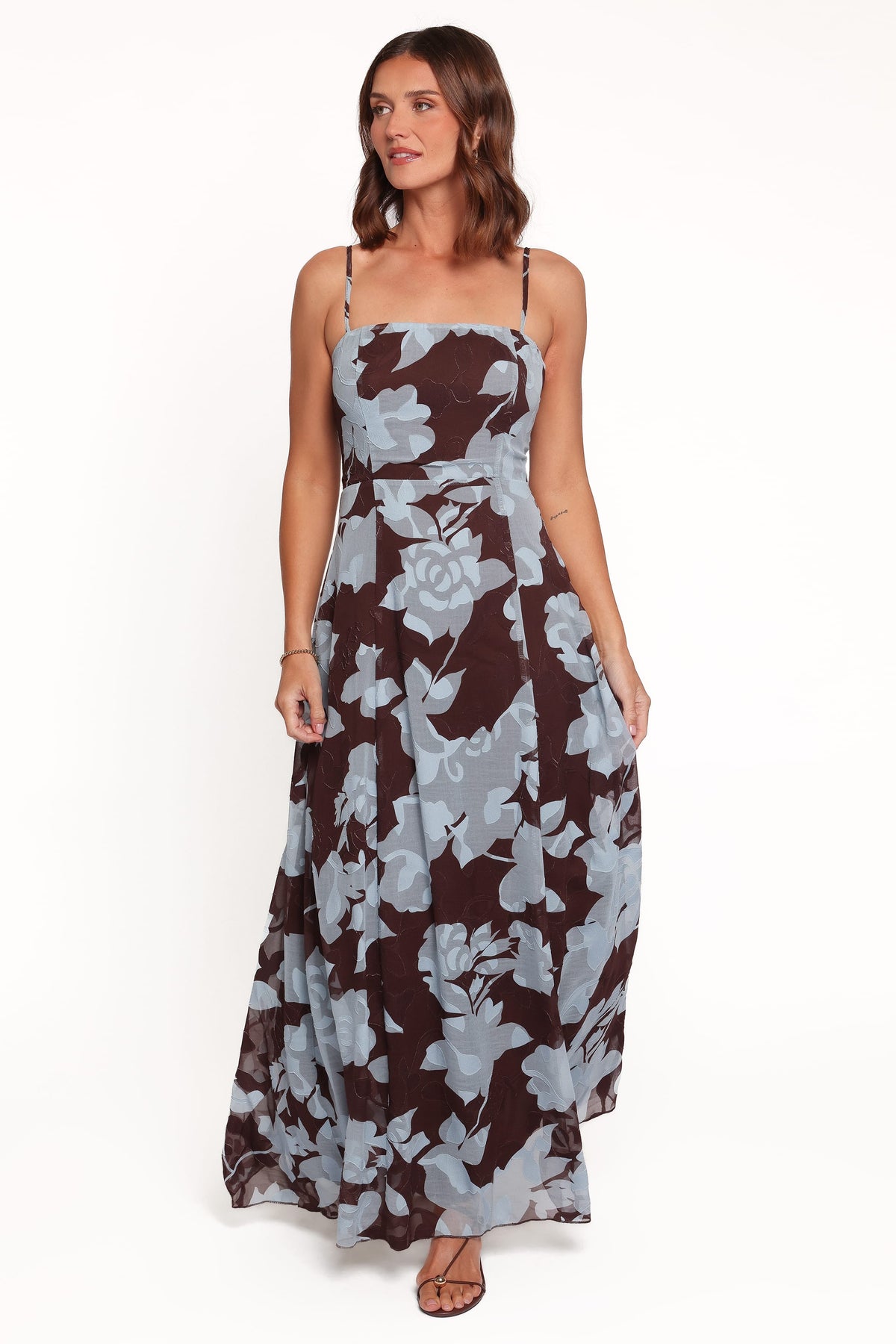 Nadeline Maxi Dress - Floral Burnout