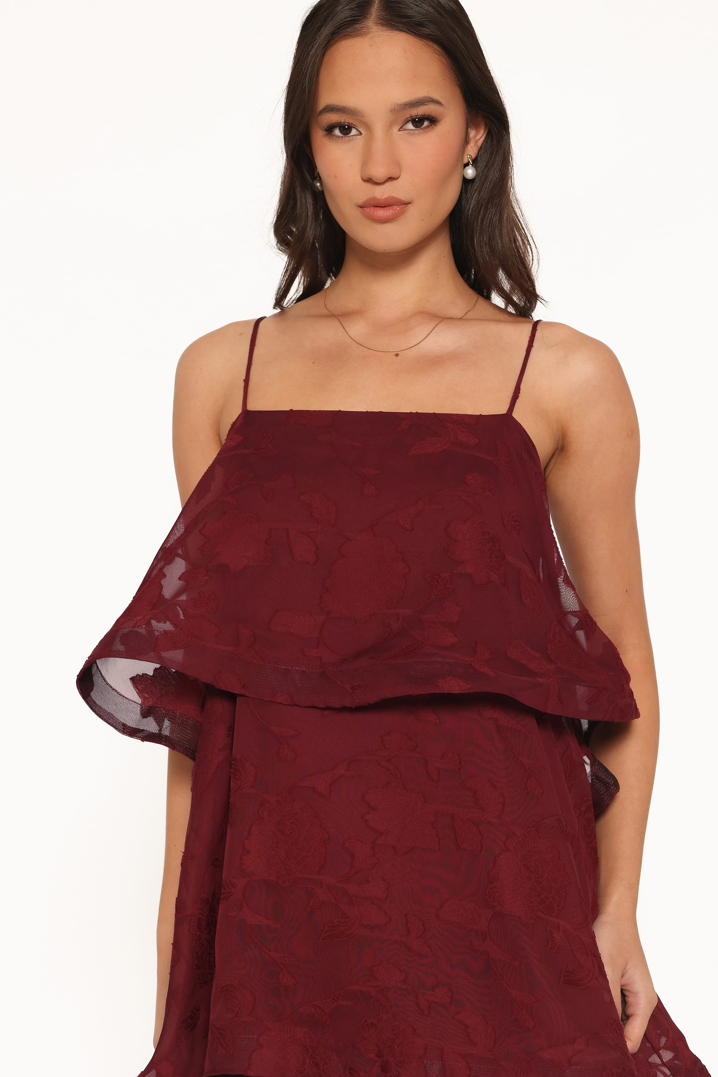 Nerissa Maxi Dress - Burgundy