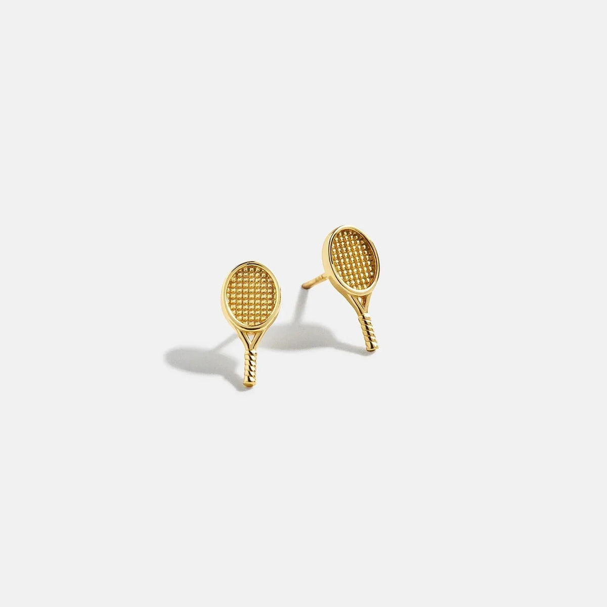 18K Gold Sports Delicate Stud - Tennis