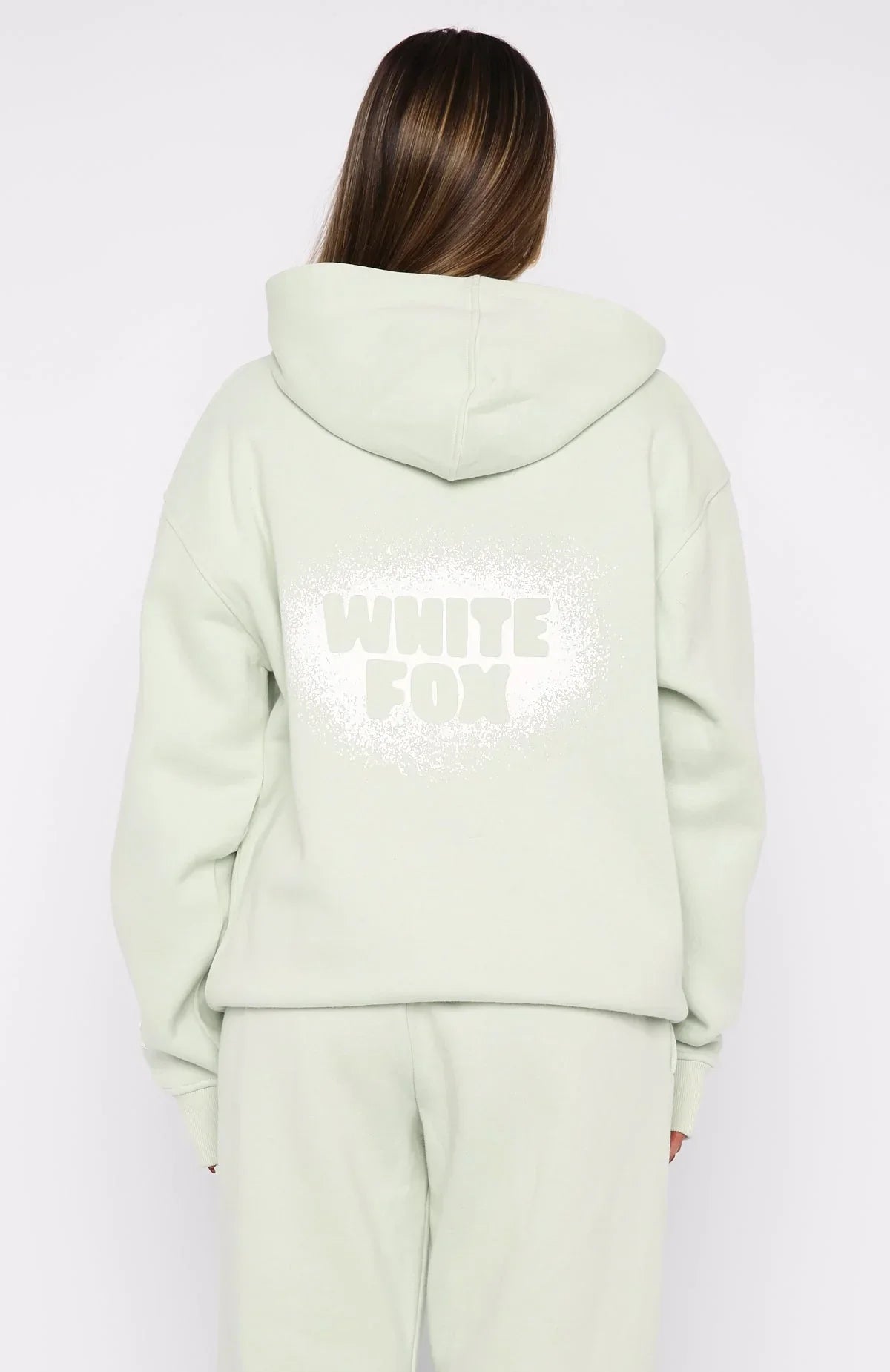 11th Street Keeping It Real Oversized Hoodie Iced Matcha