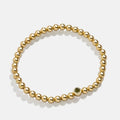 18K Gold Birthstone Pisa Bracelet - Peridot