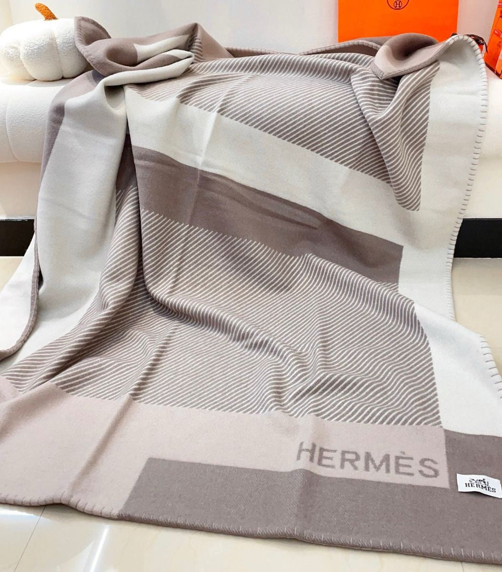 HM Riviera Blanket Beige Wool Cashmere