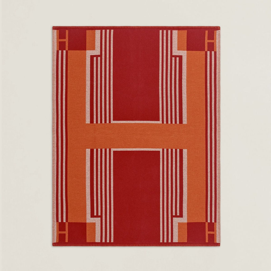 HM Ithaque Blanket Cuivre Wool Cashmere