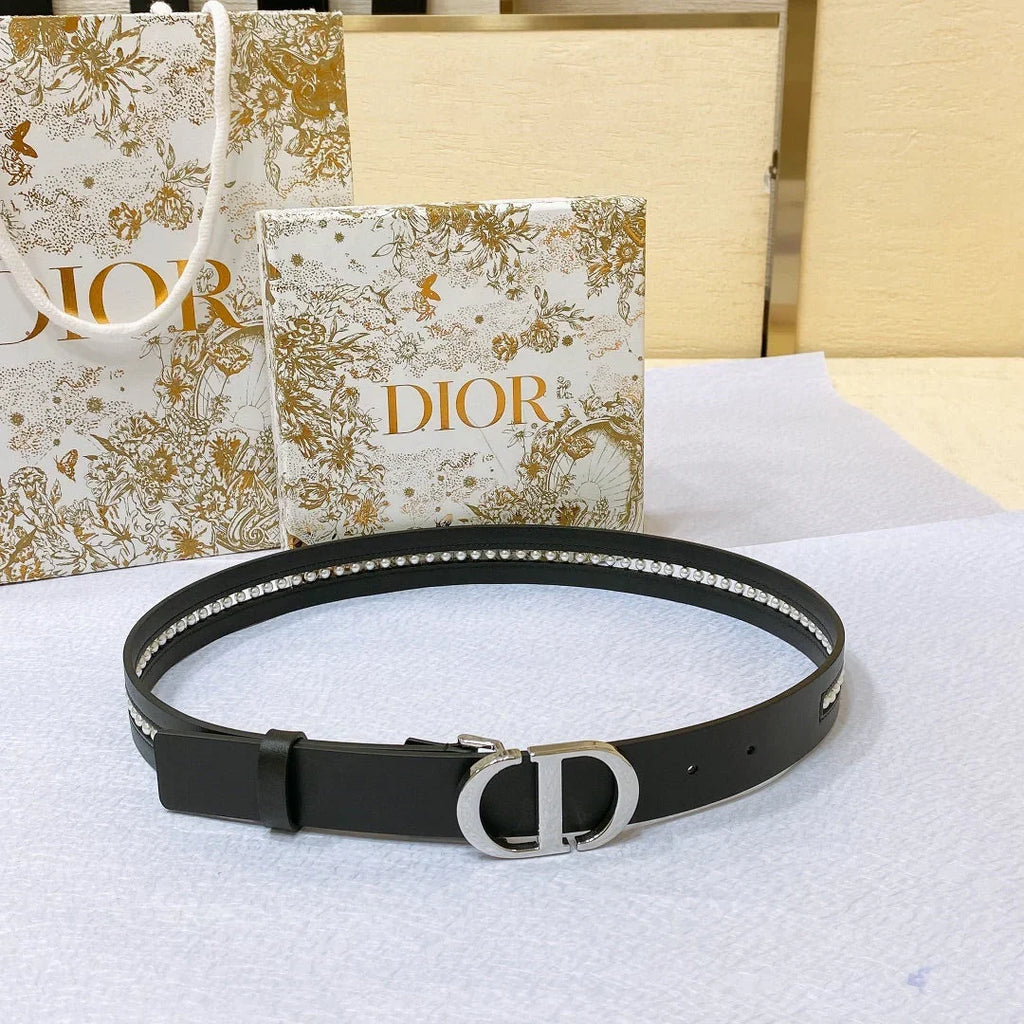 Dior 2026 Montaigne CD Belt 3.0cm Smooth Calfskin