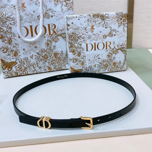 Dior Montaigne Loop Belt 15mm Calfskin 197480