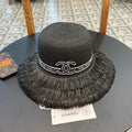 CC Logo Raffia Hat 205628