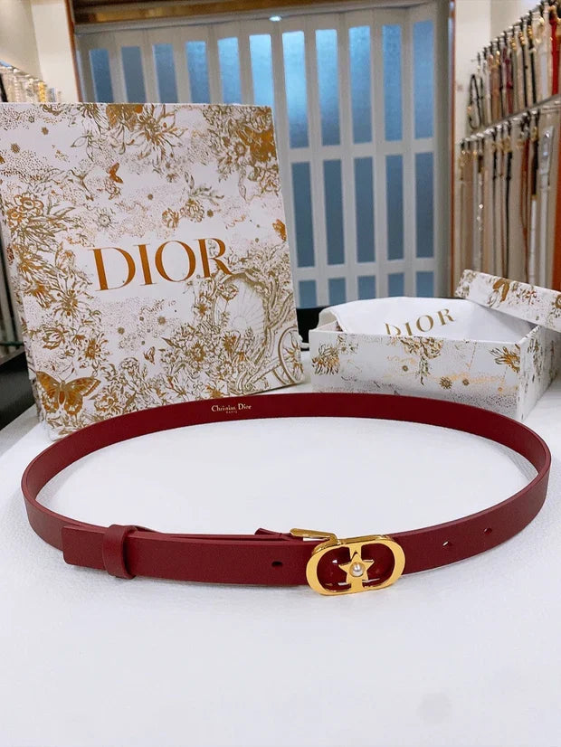 Dior Lucky 30 Montaigne Star CD Belt Cowhide 186319