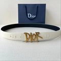Dior 2026 Shawn Stussy Reversible Belt 35mm Calfskin