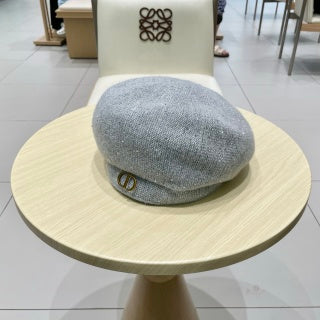 CD Logo Wool Beret Hat 205641