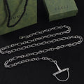 Gucci 2026 Half Horsebit Waist Chain Belt 204795
