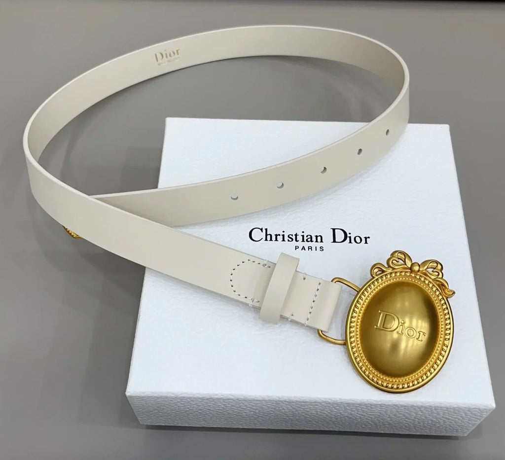 Dior Médaillon Belt 25mm Smooth Calfskin