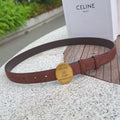Celine 2026 Belt 2.5cm Suede
