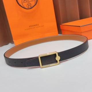 HM 26s Oscar Belt 2.5cm Togo Leather 211417
