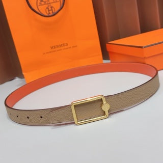 HM 26s Oscar Belt 2.5cm Togo Leather 211417