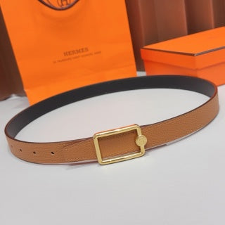 HM 26s Oscar Belt 2.5cm Togo Leather 211417