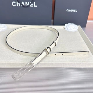 CC Métiers d'art 2026 1.5cm White Belt Leather 211432