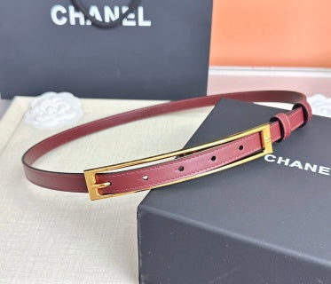 CC Métiers d'art 2026 1.5cm Burgundy Belt Leather 211441