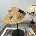 Miumiu Visor Hat Woven 343487