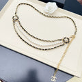 Chanel 2026 Interlaced Chain Pearl Layered Belt