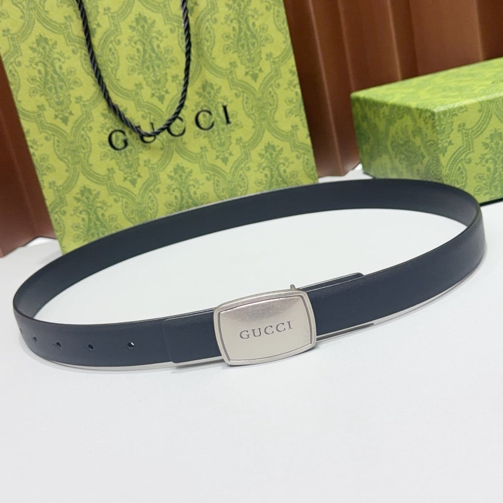 Gucci Belt 2.5cm Grain Cowhide 213030