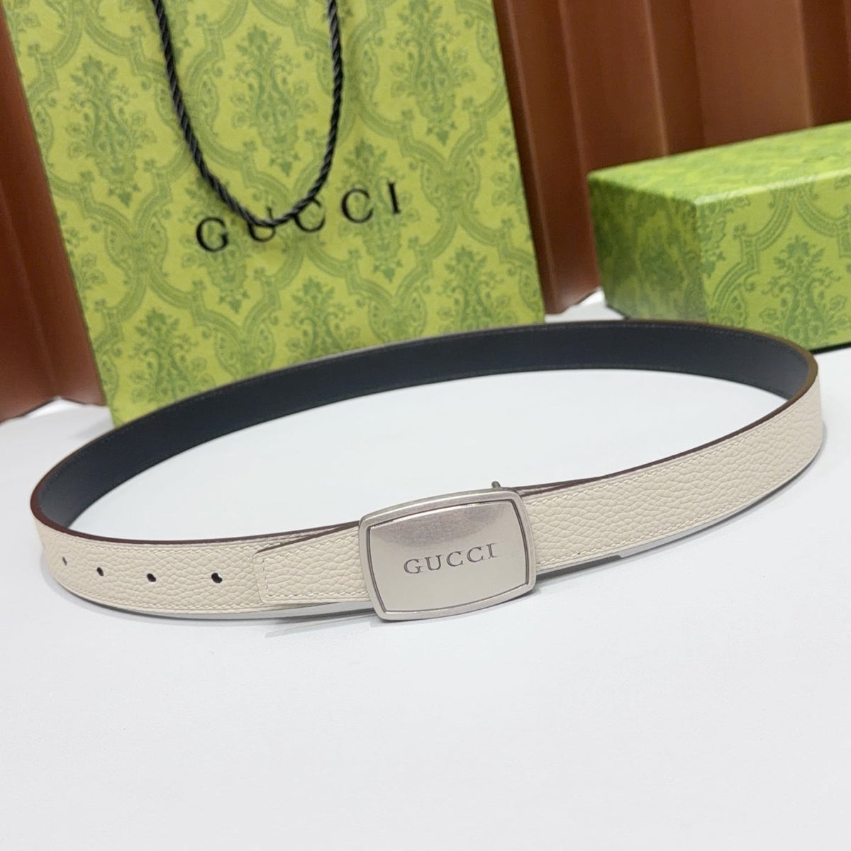 Gucci Belt 2.5cm Grain Cowhide 213050