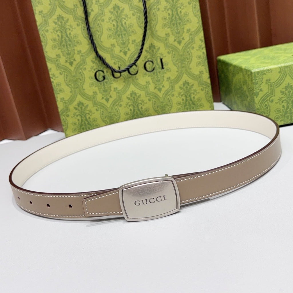 Gucci Belt 2.5cm Grain Cowhide 213050