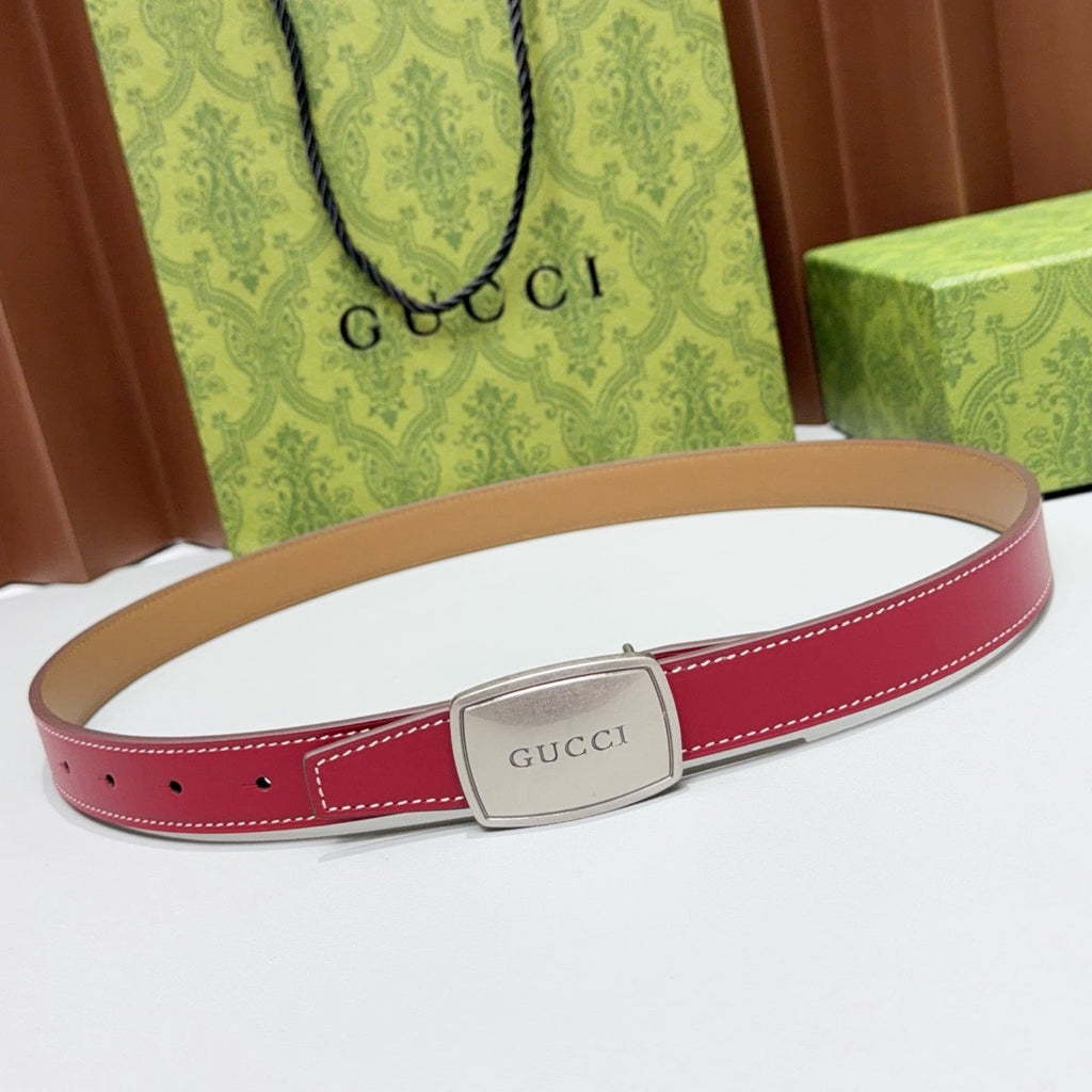 Gucci Belt 2.5cm Grain Cowhide 213050