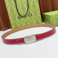 Gucci Belt 2.5cm Grain Cowhide 213050
