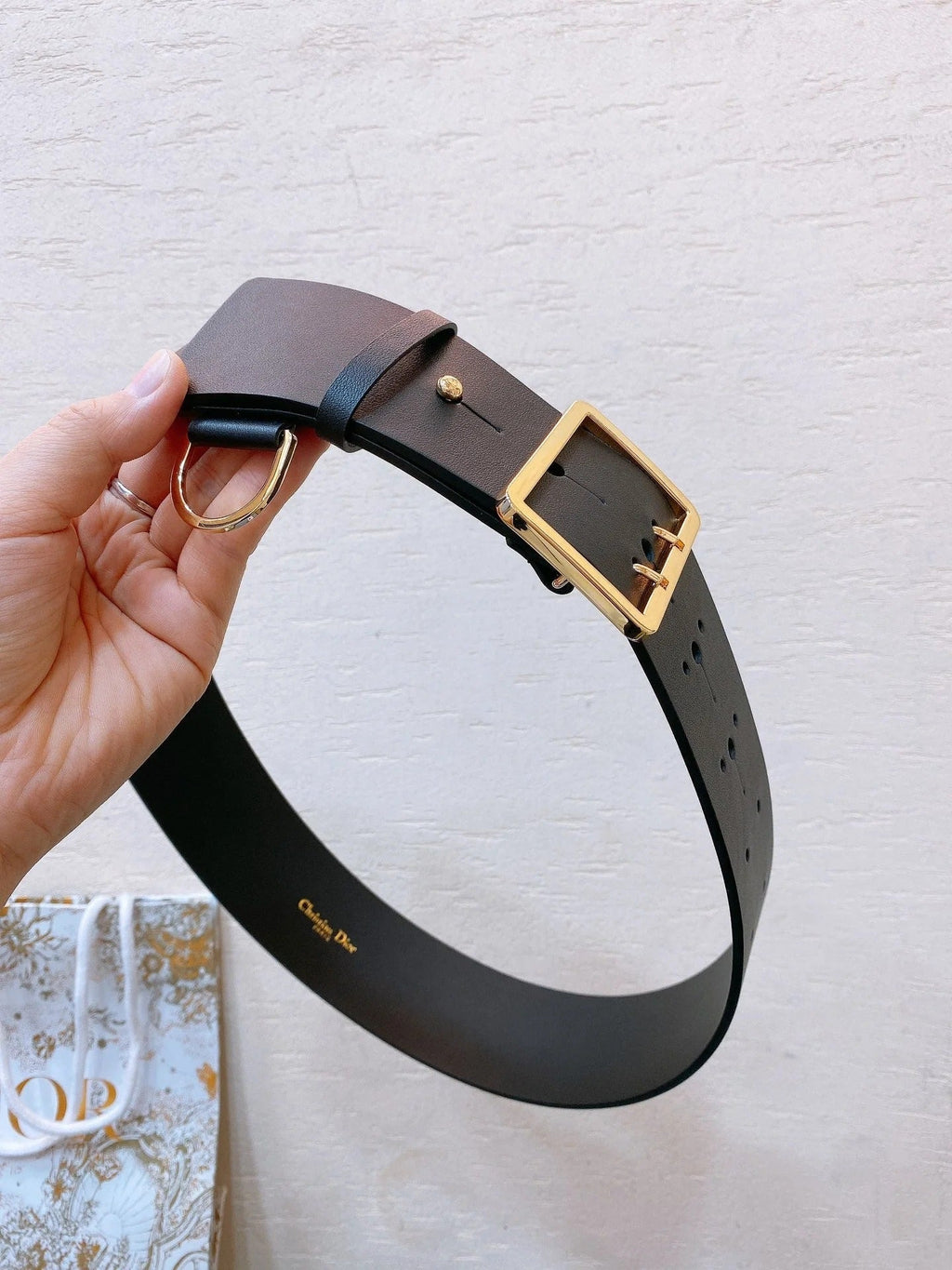 Dior 2026 Punk Belt 50mm Calfskin