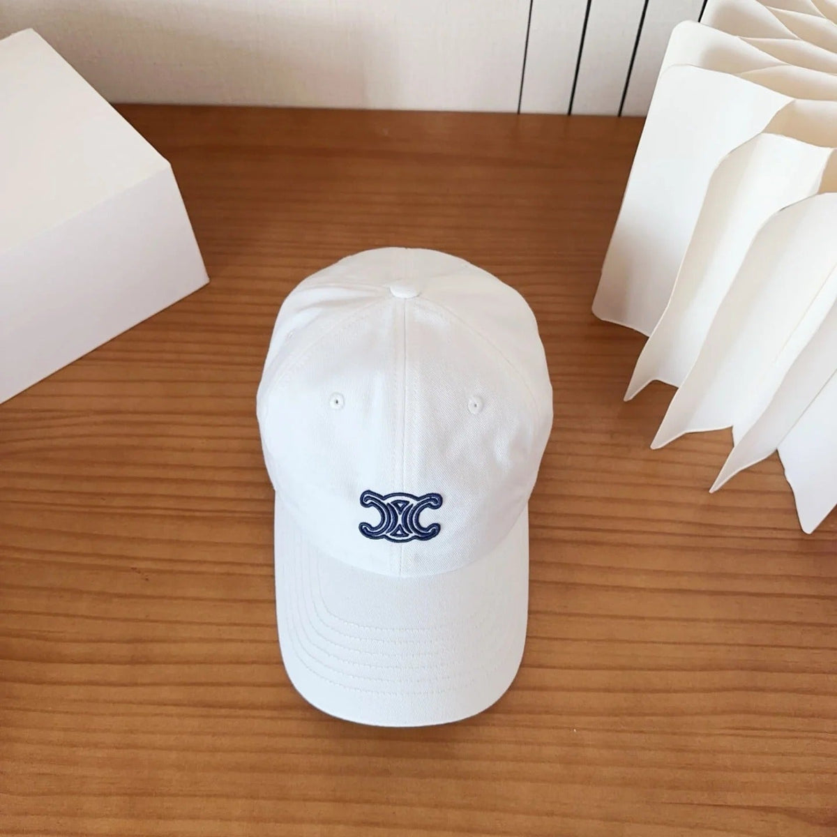 Celine Triomphe Baseball Cap Cotton 236302
