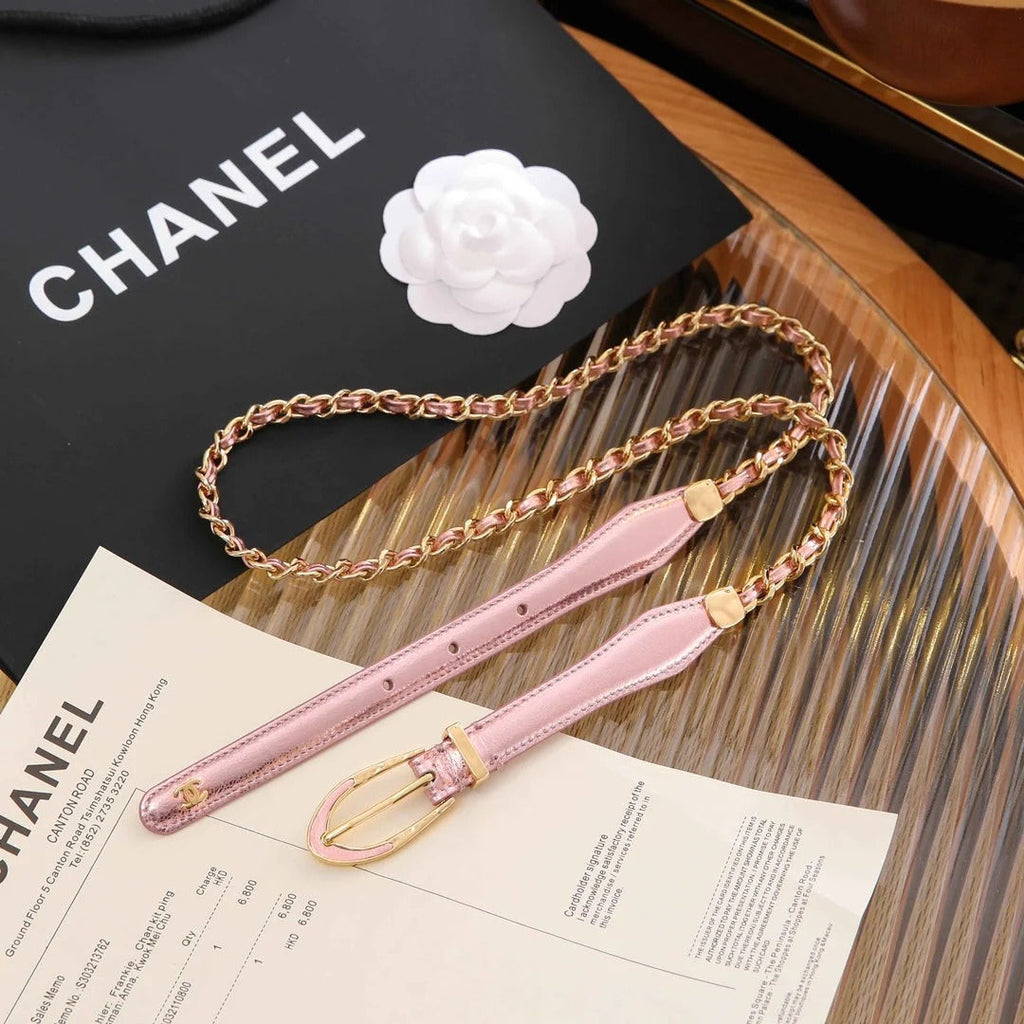 Chanel 2026 Rhinestones Pearl Chain Belt 206274