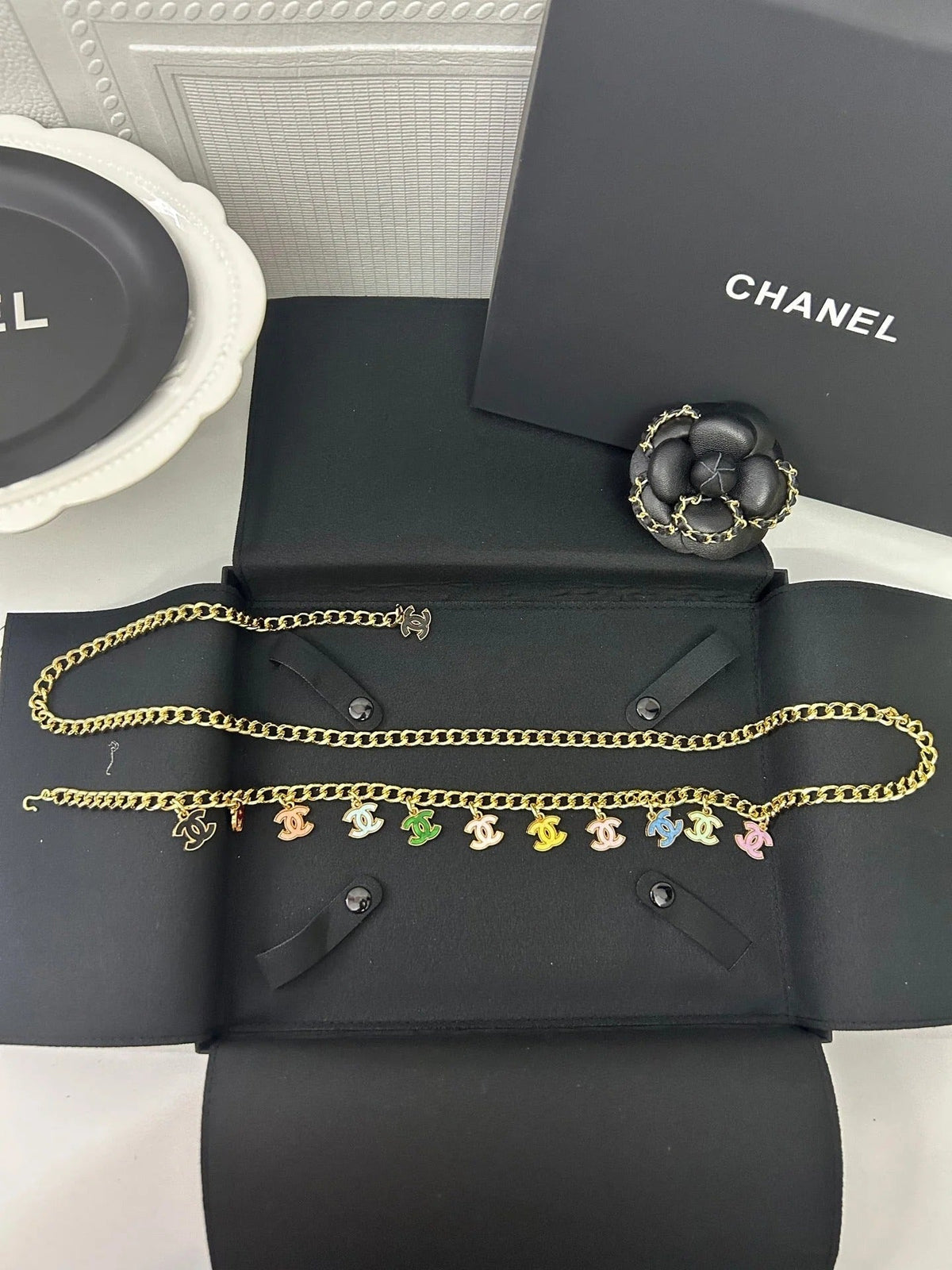 Chanel 2026 Enamel CC Chain Belt 214359