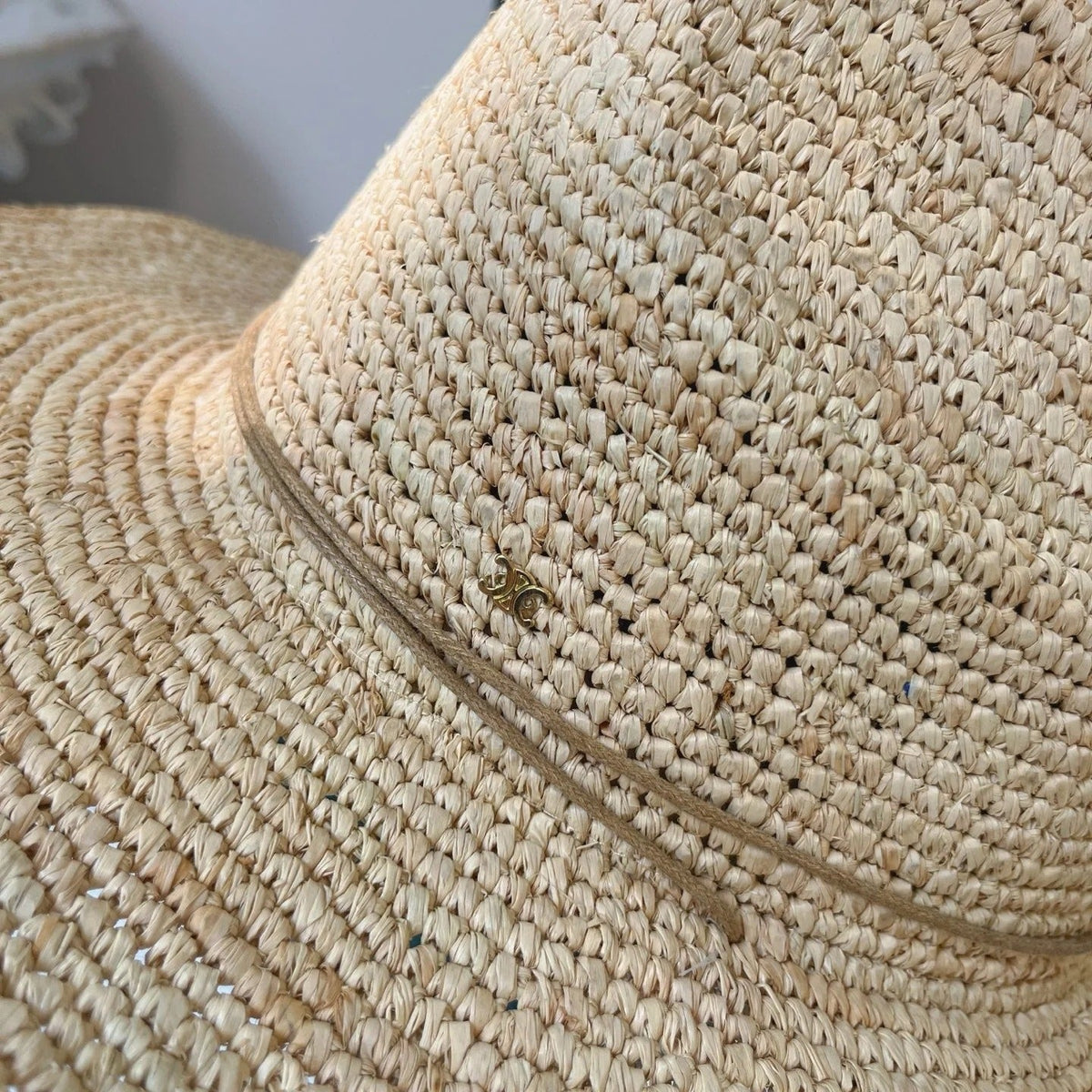 Celine Raffia Crochet Hat 269029