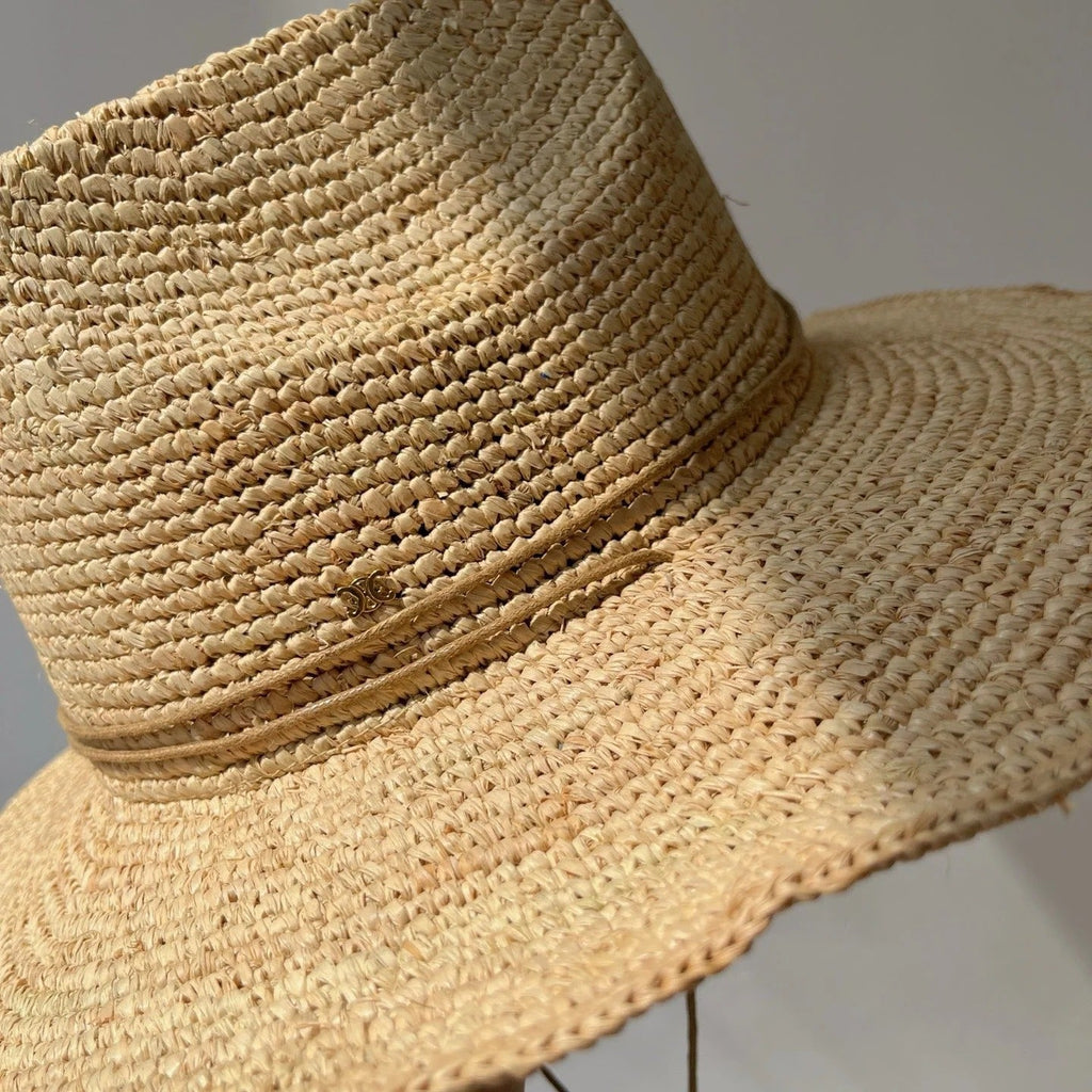 Celine Raffia Crochet Hat 269029