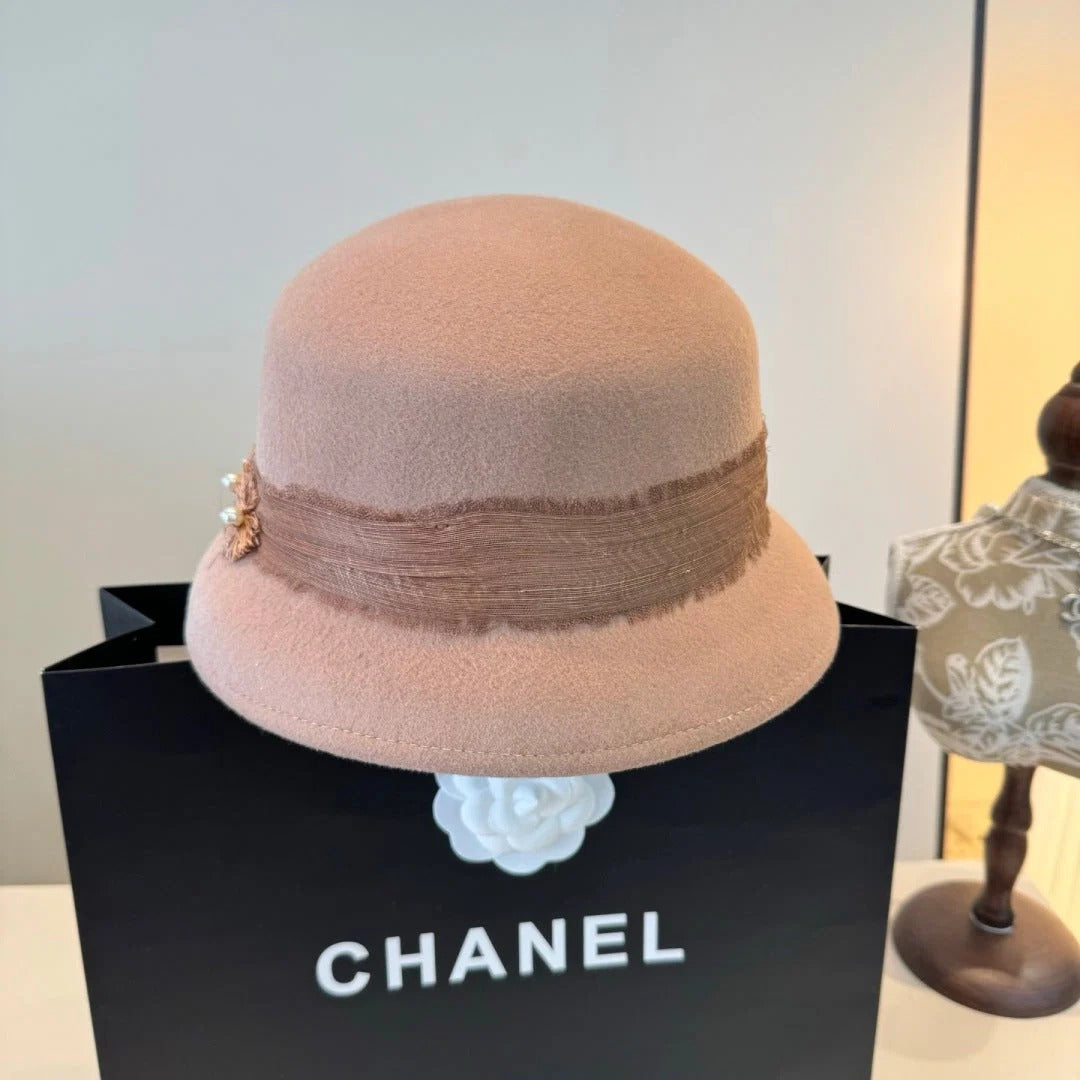 Chanel Dark Brown Felt Beret 425650